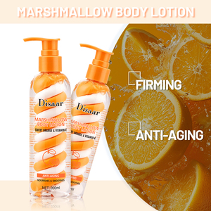 Loción Corporal Tricolor con Efecto Marmoleado, Naranja Dulce, <span class=keywords><strong>Vitamina</strong></span> E, Reafirmante, Cuidado de la Elasticidad de la Piel Antienvejecimiento, OEM, ODM, Marca Privada, Venta al por Mayor, 200 ml - Product Image 3