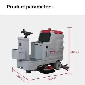 PSD-XJ660 3 In 1 Cleaning Products Ride On Floor Dryer Multi Functional Cleaning Floor Scrubber