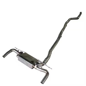 Scarico Personalizzato TLS in Acciaio Inox Lucidato a Specchio, Spessore 1,5mm, Garanzia 3 Anni, per BMW Serie 1 <span class=keywords><strong>E87</strong></span> F20 F21 116i <span class=keywords><strong>118i</strong></span> 120i 125i - Product Image 2
