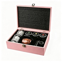 Kit de fumage de whisky personnalisé avec boîte en bois, torche, verres, copeaux de bois, logo OEM, marque privée, coffret cadeau personnalisé