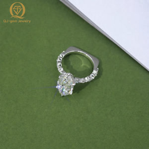 Luxury Big Size Marquise Cut White Gold <b>Diamond</b> <b>Ring</b> High Clarity Lab Grown <b>Diamond</b> DE Color Custom for Gift for Engagement - Product Image 3