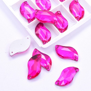 OLeeya Wholesale Precious and Rare Shape-S Glass Sewing Crystals Flat Back Sew on Rhinestones for Garment Accessories - Product Image 3