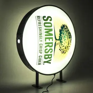 定制设计户外发光二极管广告真空成型灯箱标牌