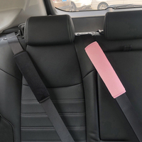 Couvre-ceinture de sécurité de voiture en fourrure douce pour l'hiver, impressions personnalisées, coussinets en peluche pour ceinture de sécurité, décoration intérieure de voiture