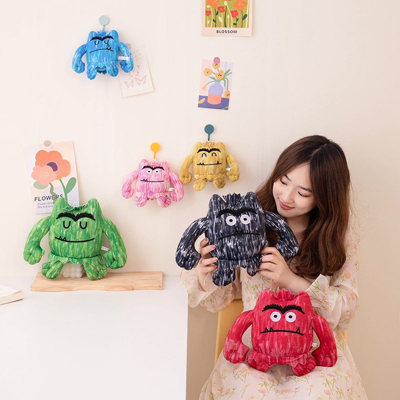Emotional Little Monster Happy Angry Sensory Set Plush Toy