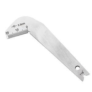 118 डिग्री मोड़ ड्रिल बिट्स कोण गेज ग्राइंडिंग सेंटर गेज शार्टिंग उपकरण स्टेनलेस स्टील कॉर्नर अग्रिम माप उपकरण - Product Image 2