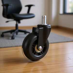 Db Wholesale Office Chair <b>Caster</b> <b>Wheels</b> 3 Inch Pu Heavy Duty For Hardwood Floors Carpet Home Office Furniture <b>Casters</b> - Product Image 2