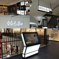 Enseigne publicitaire LED lumineuse personnalisée CARREY pour hôtels, entreprises et centres commerciaux