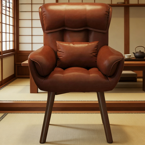 Sillón individual americano vintage de lujo, cómodo para sentarse por largos períodos, para sala de estar o estudio. - Product Image 3