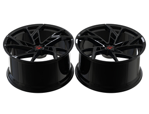 Jante monobloc forgée de 22 pouces pour <span class=keywords><strong>Ferrari</strong></span> <span class=keywords><strong>Purosangue</strong></span> 2025, finition noir brillant, 5X114.3, charge 850 kg, design concave personnalisé - Product Image 5