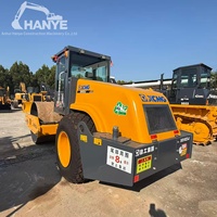 Rullo Compattatore Usato XS123J in Buone Condizioni, Rullo Vibrante Monotamburo con Motore Diesel Cummins, Pompa ad Alte Prestazioni, Direttamente dalla Fabbrica