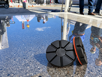 Disques abrasifs en résine métallique diamantée OEM de 3 pouces pour le polissage des sols en béton et en terrazzo