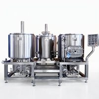 Brasserie à bière artisanale STAR 300L à 3 cuves en acier inoxydable 304 pour micro-brasserie