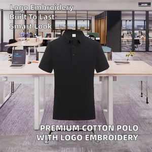 Camisa Formal de Hombre de Algodón Sólido de Alta Calidad de 230 g/m² con Logotipo Bordado para Uniforme de Empresa - Product Image 2