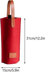 Sac de rangement en feutre pour <span class=keywords><strong>bouteille</strong></span> de vin unique de haute qualité Logo personnalisé couleur unie isolée étanche pour l'emballage de <span class=keywords><strong>bouteille</strong></span> de vin - Product Image 2