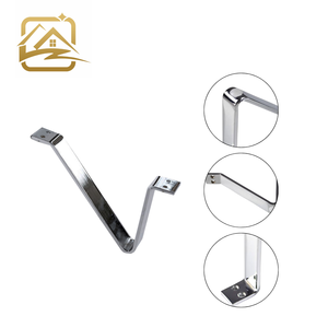 Pieds de canapé en chrome en forme de V et pieds de meubles pour meubles modernes, hôtels, appartements, salons - Product Image 2