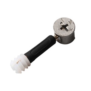 Conector de Muebles Jingli, Tornillo Excéntrico con Tuerca H301, Herraje de Aleación de Zinc para Fijación de Armarios y Gabinetes - Product Image 5