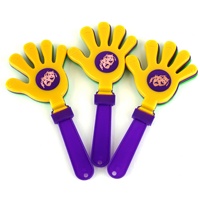 Disesuaikan Mardi Gras plastik Clapper pesta Mini Clapper 7 inci 11 inci perlengkapan pesta hadiah dekorasi bergaya karnaval nikmat