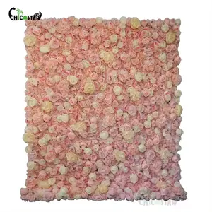 Flower Wall Backdrop 8Ft X 8Ft Artificial Flowers For Wall Decoration