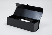 Flacon compte-gouttes en verre pour sérum ou huile essentielle de 30 ml avec fermeture magnétique personnalisée, emballage en papier avec boîte à couvercle magnétique
