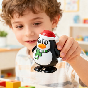 Pingouin <span class=keywords><strong>de</strong></span> <span class=keywords><strong>Noël</strong></span> Jouets Cadeau <span class=keywords><strong>de</strong></span> vacances Donner des fêtes à thème d'hiver Jouets <span class=keywords><strong>de</strong></span> pingouin en plastique Jouets <span class=keywords><strong>de</strong></span> <span class=keywords><strong>Noël</strong></span> - Product Image 2