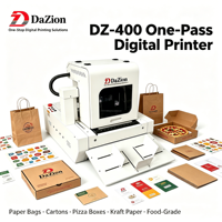 Nouvelle imprimante jet d'encre numérique monopasse DZ-400 2026 pour l'impression de logos sur sacs en papier, boîtes en carton, boîtes à pizza, sacs et serviettes
