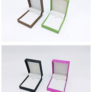 Custom Logo <b>Cardboard</b> PU Leather Ring Necklace Earring Bracelet Pink Gift Jewelry <b>Box</b> Customized Printed <b>for</b> Easy Gift <b>Packing</b> - Product Image 5