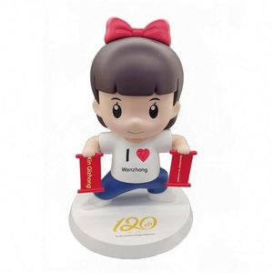 Blind Box Cute Custom PVC <b>UV</b> Printed Trendy Display Item Keychain Pendant <b>Resin</b> Rubberized ABS Injection Molded Toy Cartoon - Product Image 1