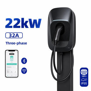 Estación de Carga para Vehículos Eléctricos de 22kW, <span class=keywords><strong>Wallbox</strong></span> de 11kW y 7kW, Tipo 2, Tipo 1, GBT, Cargador Inteligente para Coches Eléctricos, <span class=keywords><strong>Precio</strong></span> al por Mayor - Product Image 1