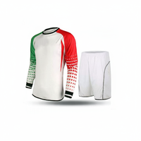 Maillot de Gardien de But de Football pour Hommes de Haute Qualité en Gros, Nouveau Design, Ensemble d'Entraînement à Manches Longues pour Adultes, Séchage Rapide, Logo Personnalisé