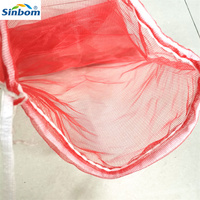 Mono Mesh Zak HDPE Trekkoordnetzak 5kg-50kg voor Groenten Fruit Verpakkingen