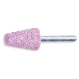 BETA - 111070020 Ruedas abrasivas montadas en eje, granos de corindón rosa abrasivo, aglomerado de cerámica, forma trapezoidal (paquete múltiple) - Product Image 1