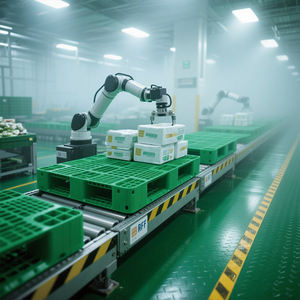 Наземное использование <span class=keywords><strong>6</strong></span> бегунов HDPE Пластиковый поддон для продажи - Product Image 5