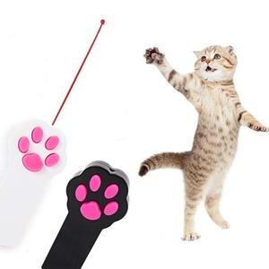 Juguetes láser para gatos y perros, puntero de luz LED interactivo, herramienta de entrenamiento para rascar, maceta roja, juguete para hacer ejercicio - Product Image 1