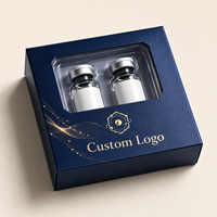 Maßgefertigte 3ml Fläschchen-Verpackungsbox für 2 Fläschchen Schubladenschachtel Faltkarton Mit Aufgedrucktem Logo Großhandel OEM-Hersteller