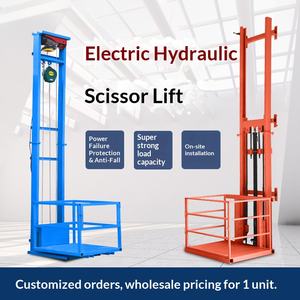 מעלית מספריים הידראולית עם זרוע אנכית ושולחנות חשמליים - Product Image 3