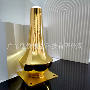 Patas de Muebles de Aleación de Zinc Dorado, Soporte Resistente para Sofá, Diseño Contemporáneo, Uso en Sala de Estar - Product Image 3