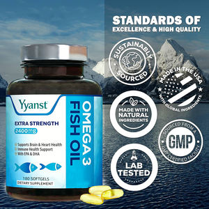 Gélules d'oméga 3, d'huile de poisson, d'EPA et de DHA de haute qualité, marque privée, HAUTE ABSORPTION, favorisent la santé des articulations et de l’esprit. - Product Image 5