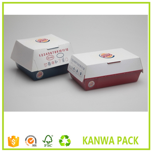 กล่องกระดาษคราฟท์สำหรับนำอาหารไปทอดเบอร์เกอร์ไก่ทอดพิมพ์โลโก้ได้ตามต้องการ - Product Image 5