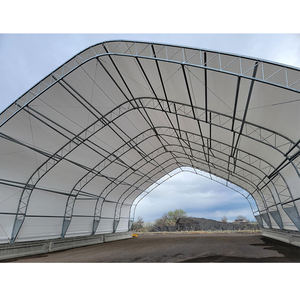 Tente de stockage industrielle personnalisable résistante aux charges de neige, avec structure renforcée et tissu PVC, conçue pour une utilisation en entrepôt de grande taille - Product Image 4