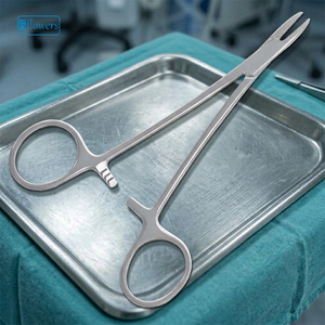 Porte-aiguille chirurgical, forceps hémostatique manuel en acier inoxydable, instrument médical de classe I certifié CE - Product Image 3