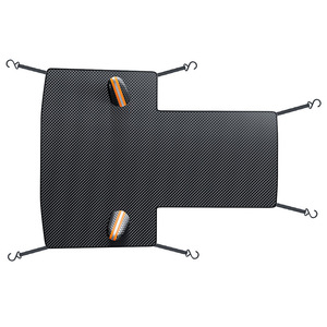 Housse de pare-brise de voiture épaissie 3 mil en tissu Oxford imperméable, anti-givre, protection solaire, demi-housse pour vitres - Product Image 1