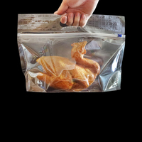 Emballage de poulet rôti de qualité alimentaire imprimé OEM d'usine micro-ondes pochette anti-buée chaude poignée à fermeture éclair sacs de poulet rôti