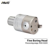 Cabezal de Mandrinado Fino de Acero al Carbono Autoajustable de Alta Precisión PAVO Tools 41-54mm con 1 Año de Garantía para Mecanizado CNC