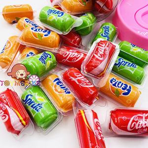Bonbons et cola emballés saveur fruitée en forme de Fenda confiture de fruits gomme à bulles sucrée dans des boîtes en bouteille - Product Image 4