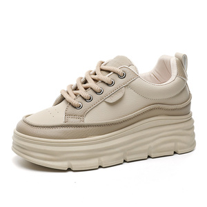 Nouvelles Chaussures Plates Décontractées LYKU pour Femmes Printemps-Automne 2026, Respirantes, à Lacets, Antidérapantes et Imperméables pour Étudiantes - Product Image 4