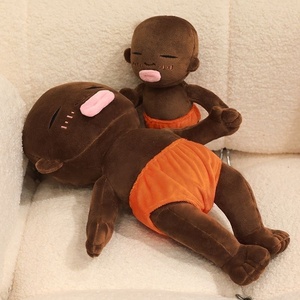 Peluche Lisa en forme de main noire, super douce, avec rembourrage en coton, anti-stress, articles très demandés, poupée en peluche personnalisée - Product Image 4