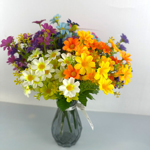 Artificial Chrysanthemum Stem 35cm Silk Flower Handmade Home <b>Decor</b> <b>Table</b> <b>Decoration</b> - Product Image 2