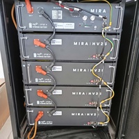 Sistem Penyimpanan Energi Tegangan Tinggi MIRA-HV25 Paket Baterai Lithium Ion dengan Baterai Surya Lifepo4 untuk Penggunaan Rumah Tangga