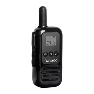 UNIKOO UK254 Long Range UHF Walkie Talkie - USB Rechargeable <strong>PMR</strong> FRS <strong>Radio</strong> with Tactical Headset Compatibility - Product Image 1